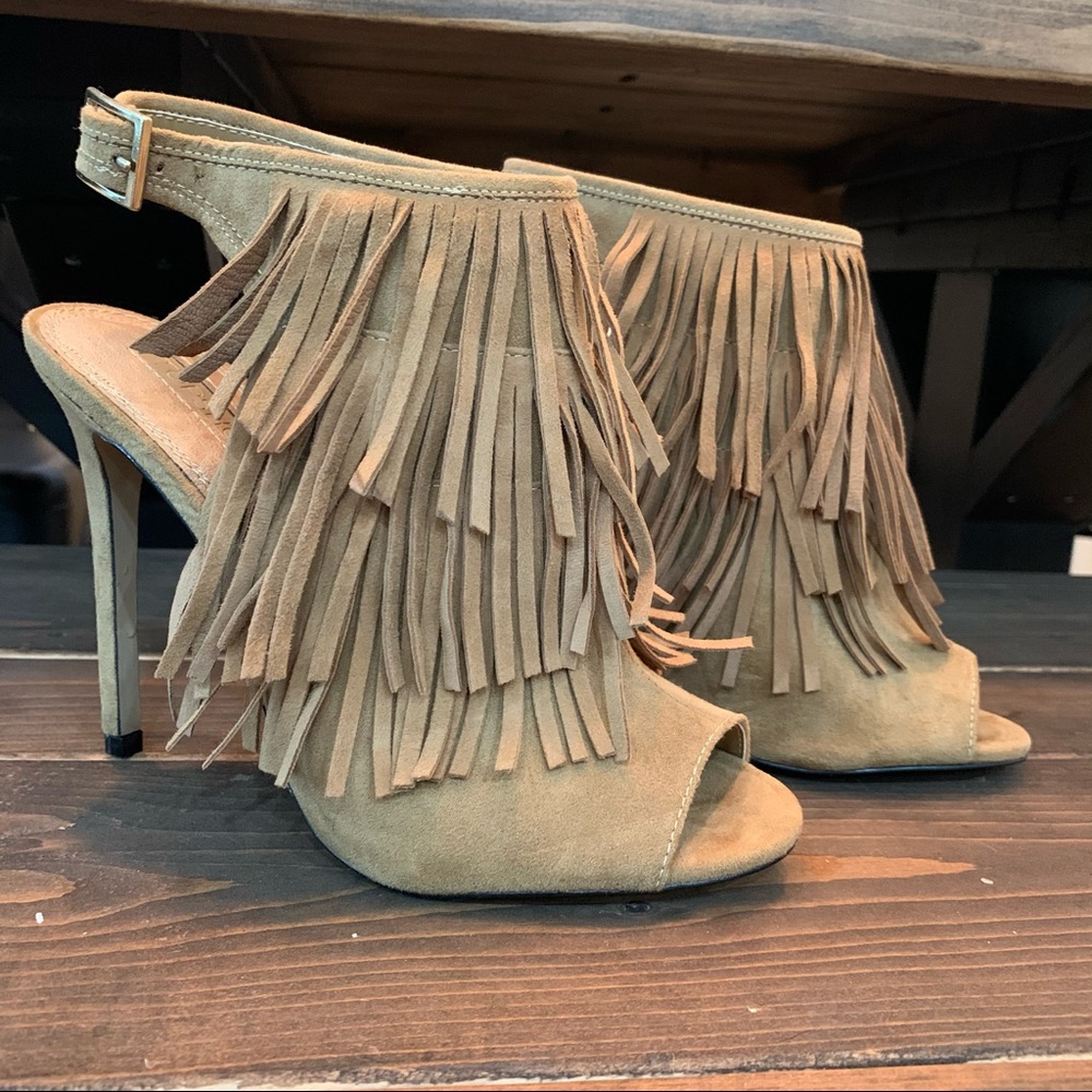 TopShop Fringe Heels